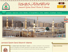 Tablet Screenshot of jamiatulqasim.com